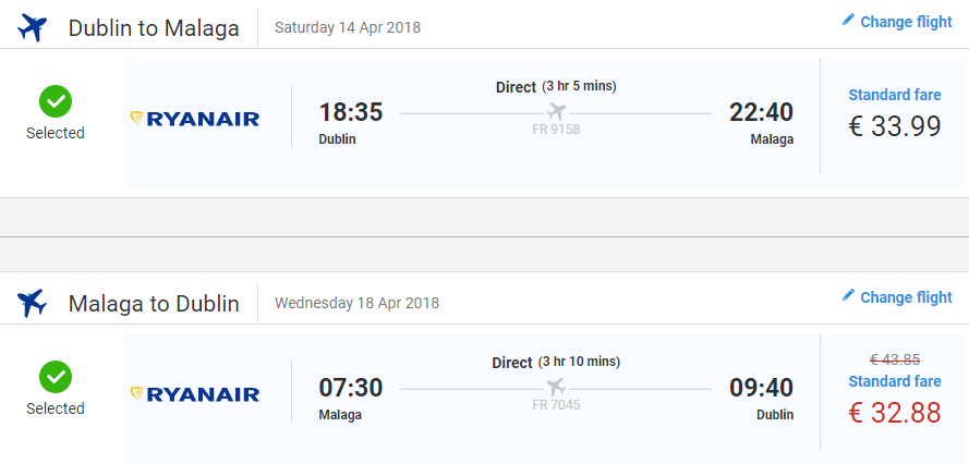 Flights from Dublin to Malaga and 4 nights in a central apartment for ...